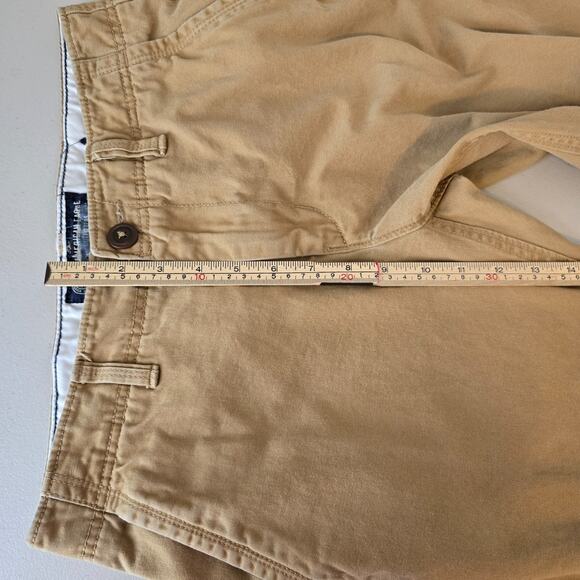American Eagle Relaxed Straight Jeans Men's 30 x 27 (tag 28 x 30) Tan - Picture 12 of 16